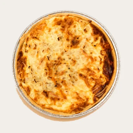Cheese & Onion Family Quiche