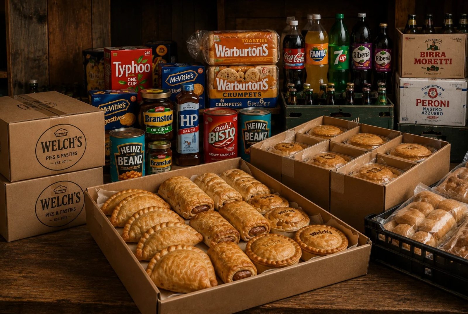 Pies and English, Irish products